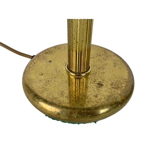 361 - Pair of brass lamps, 44cm