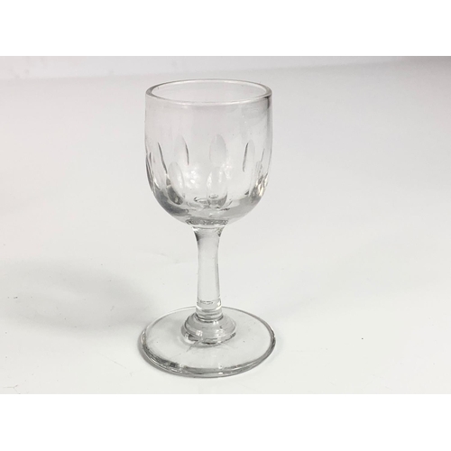 543 - Set of 10 early 20th century sherry glasses. 7.5cm