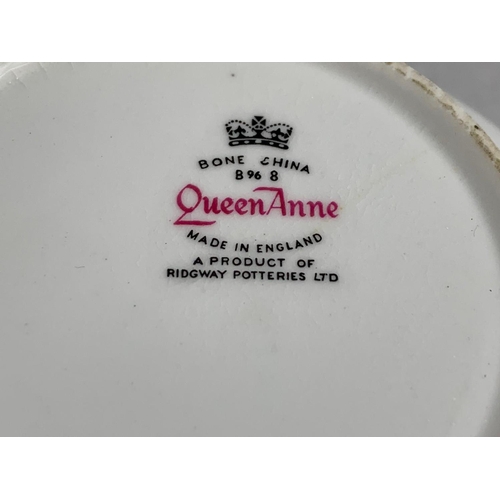 598 - Vintage Queen Anne tea set.