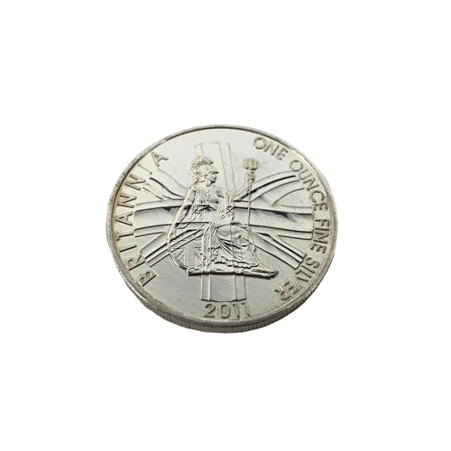 691 - Silver 2011 Britannia coin