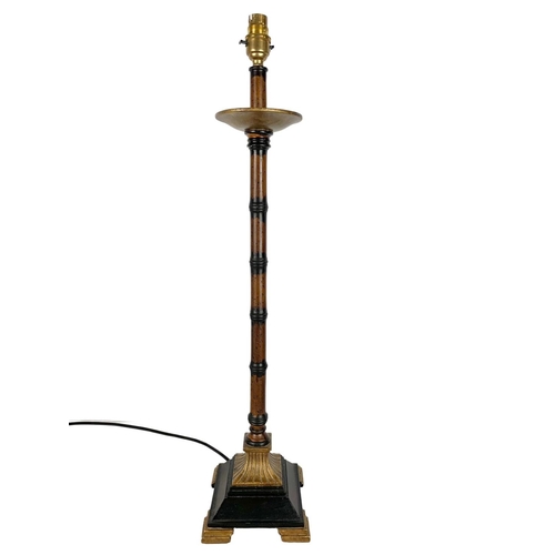 623 - Tall ornate lamp. 84cm