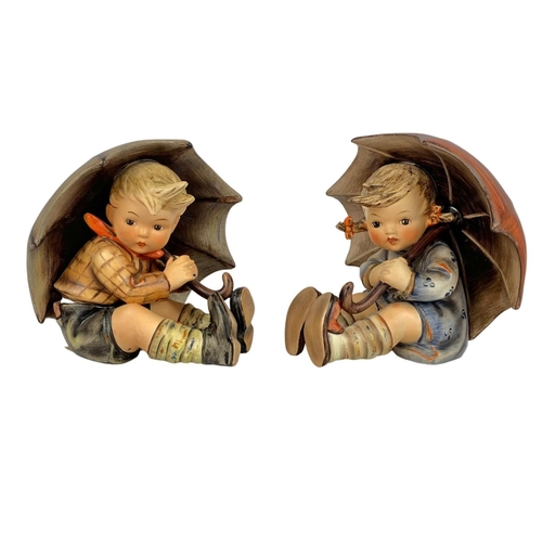 728 - Pair of large vintage Goebel pottery figures, 