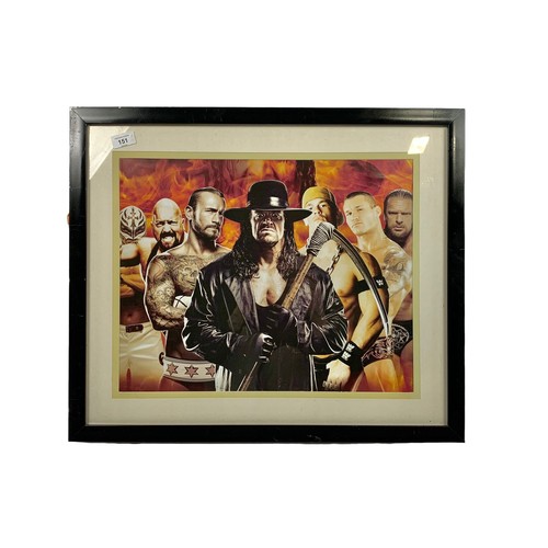 151 - WWE framed picture