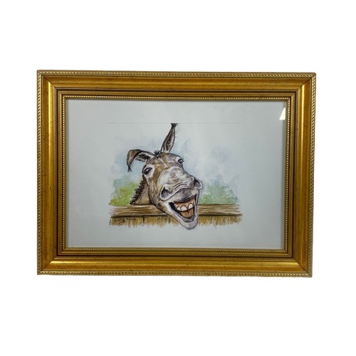 767 - Gilt framed Saunders print, 50 x 37cm