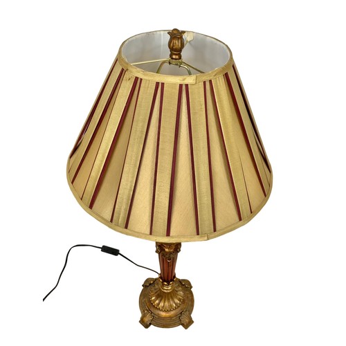 771 - Large ornate table lamp. 87.5cm