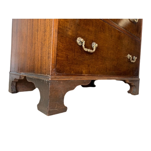 1212 - Large 19th century mahogany chest of drawers. 79 x 50 x 129cm