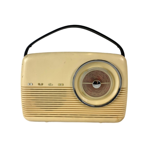 200a - Vintage Bush radio. 33 x 29cm