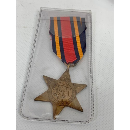 655b - WWI medal with other medals and coins