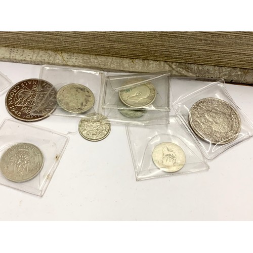 670a - Quantity of old coins including silver