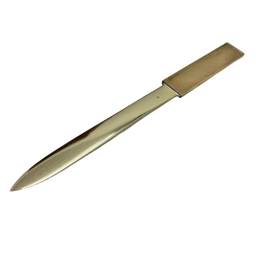 670b - Silver letter opener in case