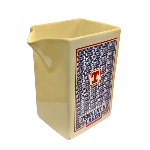 525a - Vintage Tennent's Lager water jug by Wade