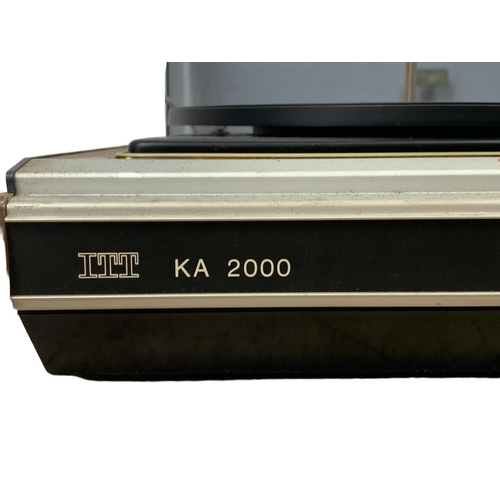 25 - Vintage IIT KA 2000 turntable record player. 55.5 x 36.5 x 19cm