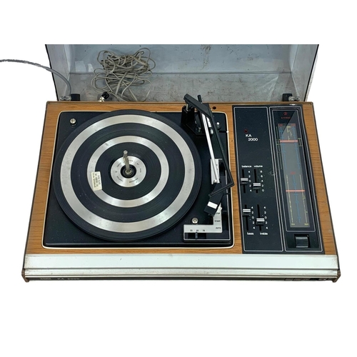 25 - Vintage IIT KA 2000 turntable record player. 55.5 x 36.5 x 19cm