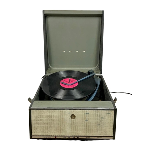 42 - Vintage Bush record player. 38 x 44 x 23.5cm