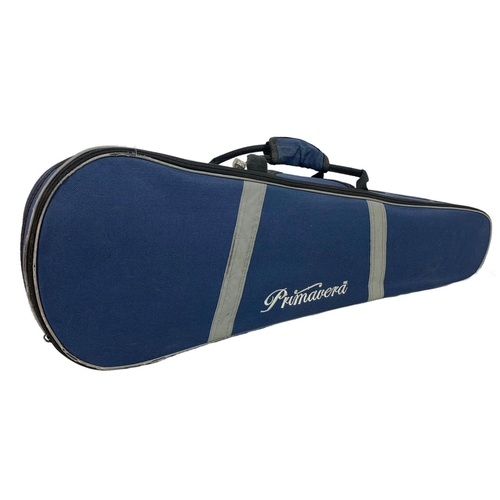 46 - Primavera violin in case. Case measures 74cm