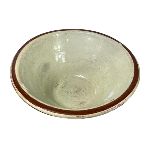 175 - Large Victorian cream bowl. 42 x 19cm