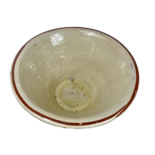 176 - Large Victorian cream bowl. 48 x 23cm