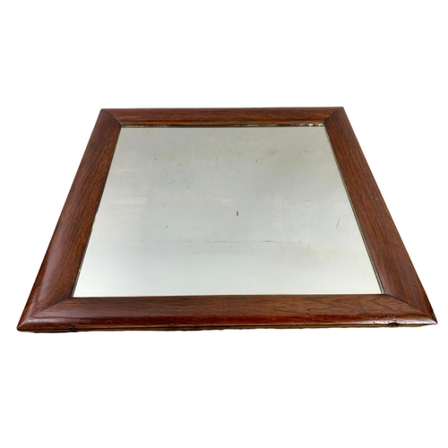 210 - Victorian rosewood framed mirror. Circa 1870. 61 x 58cm