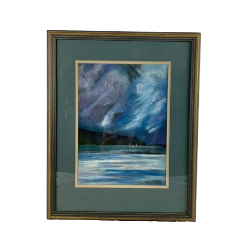 367 - Pastel artwork by John O’Reilly. Pastel measures 22 x 30. Frame 37 x 46cm