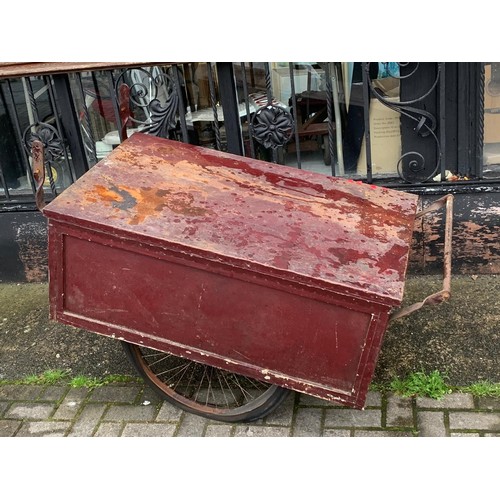 156a - Vintage vender cart