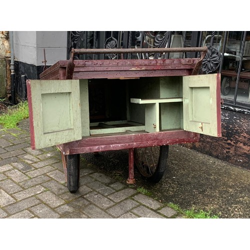 156a - Vintage vender cart