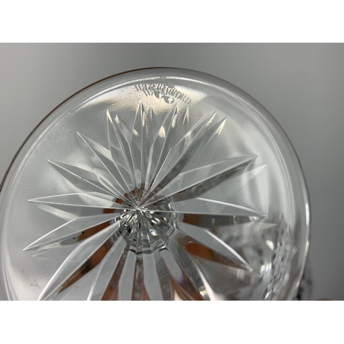 540 - Pair of Waterford Crystal wine glasses. 18cm.