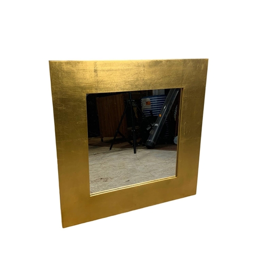 109 - Set of 3 modern gilt wooden framed mirrors 45cm