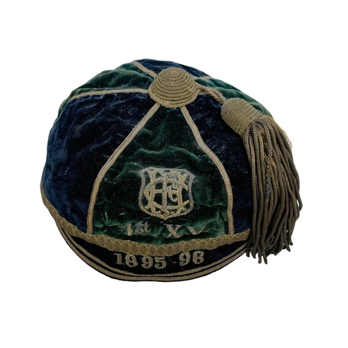 129 - Late 19th century Rugby cap 1895-96.