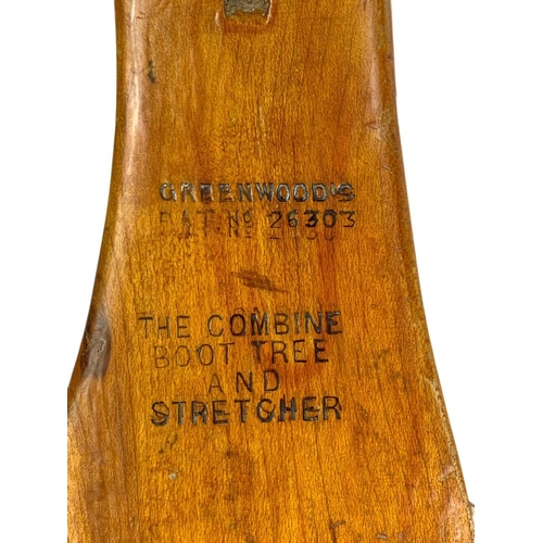 139 - A pair of early 20th century shoe stretchers by Greenwood’s. 23cm, Circa 1920