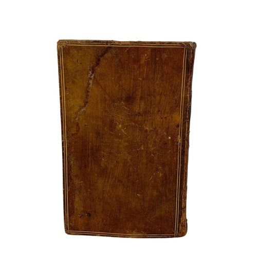 164 - A Georgian book on poetry and romance. Dated 1827. 8.5 x 13.5cm