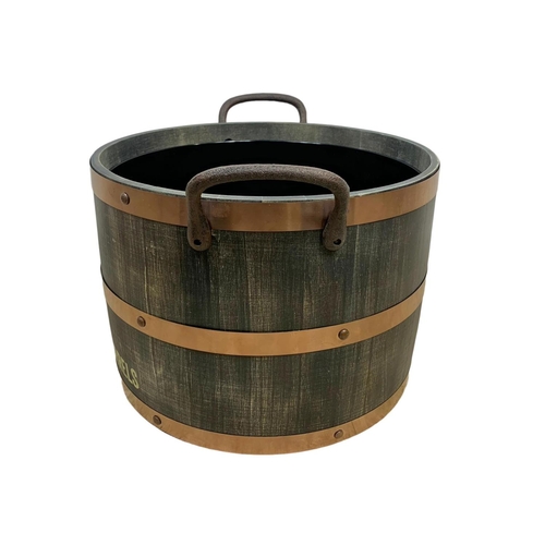 223 - A Jameson’s copper bound ice bucket. 36 x 31 x 26cm.