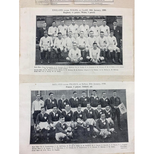 265 - Vintage Rugby and Hurling ephemera.