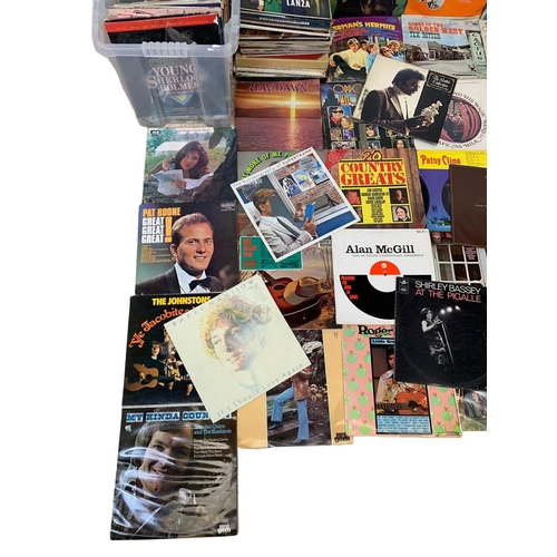 268 - A large quantity of LP vinyl records.