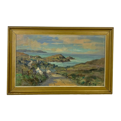 281 - An oil painting by Henry James Foy. Painting measures 55.5 x 32.5cm. Frame measures 64.5 x 41cm.