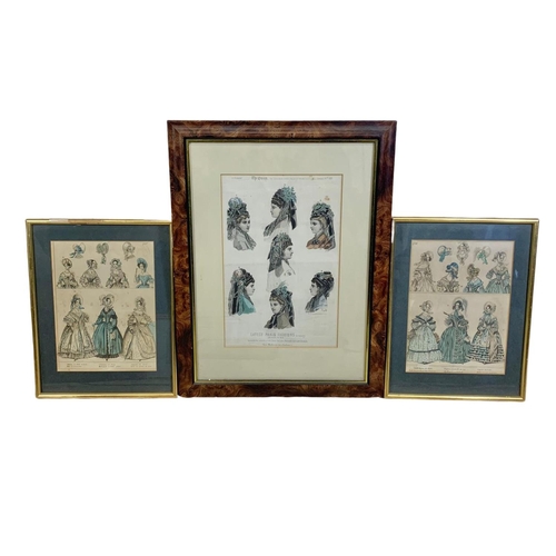 338 - Early 20th century French coloured etchings and prints. Circa 1900/1910. Largest 42.5 x 56cm