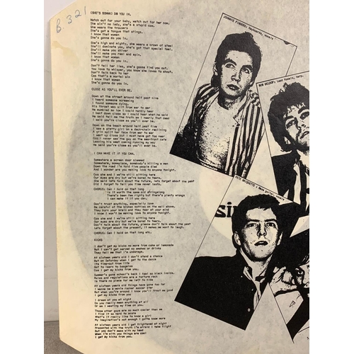 40 - An original The Boomtown Rats LP/vinyl/record by Mulligan Records the original production company. P... 