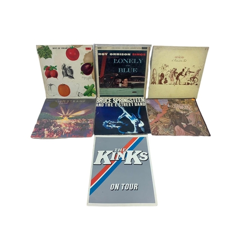 41 - 5 LP/vinyl/records and a Bruce Springsteen and The Kinks On Tour programmes. Including Supertramp Pa... 