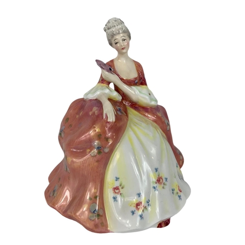 410 - Royal Doulton pottery figurine “Wistful” 17 x 18cm