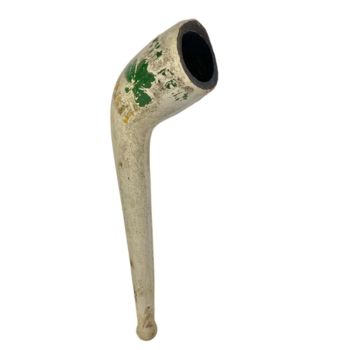 43 - An early 20th century Sinn Fein Abu clay pipe. Circa 1905-1916. 13cm