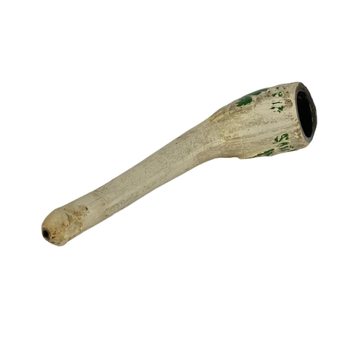 43 - An early 20th century Sinn Fein Abu clay pipe. Circa 1905-1916. 13cm