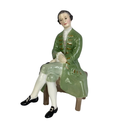 433 - Royal Doulton pottery figure “A Gentleman From Williamsburg” 15.5cm