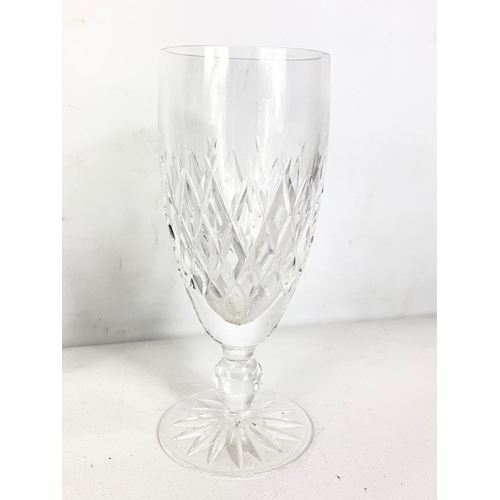 434 - Set of 6 Waterford crystal Lismore glasses 15.5cm.