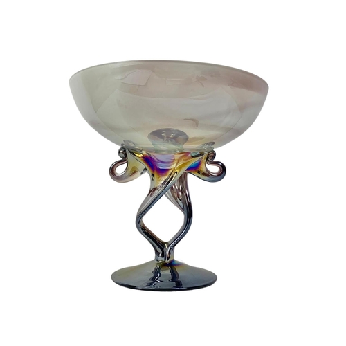 446 - 3 pieces of Art Glass. Including a Alicja bowl. Largest measures 24cm.