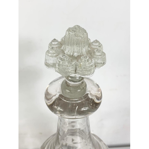 466 - A large early 20th century decanter. 32.5cm