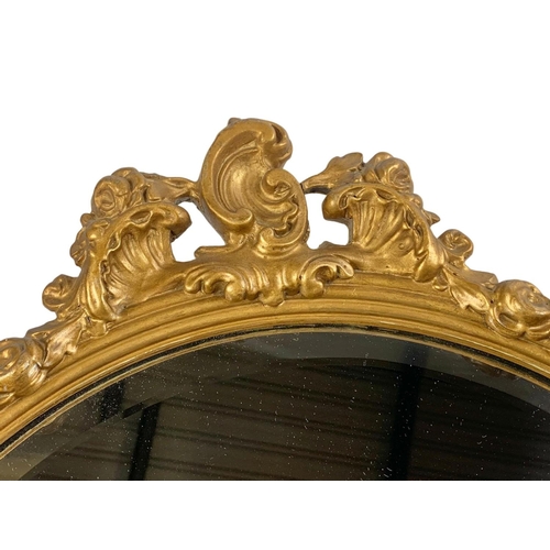 49 - Vintage ornate gilt framed mirror. 40 x 47cm