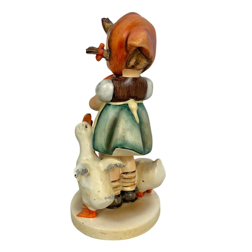 493 - Large vintage signed M. J. Hummel Goebel pottery figure. Number 60. Signed W. Goebel on bottom. 17cm