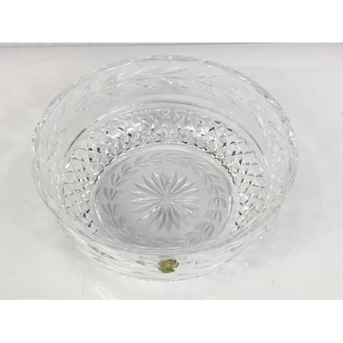 499 - Waterford crystal bowl. 20 x 9cm