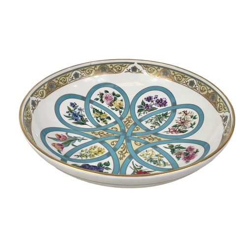 522 - A large Limited Edition Minton “Flowers Of Love” bowl. A design by Neil Faulkner. 29 x 8cm