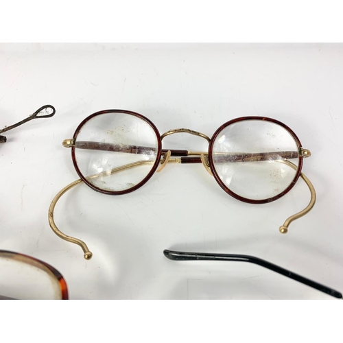 55 - Quantity of Victorian, early 20th century and vintage spectacles.