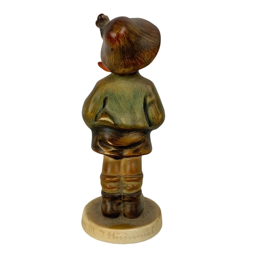 559 - Large M. J. Hummel Goebel pottery figure “Brother” number 95. 14.5cm.